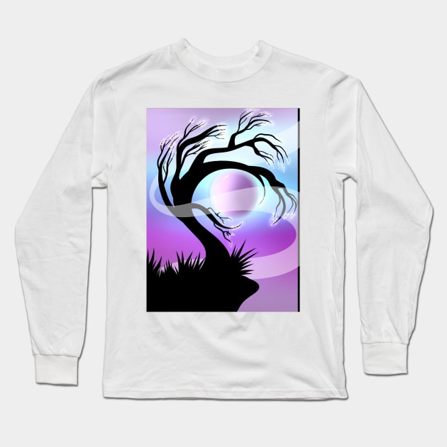 Whimsical Tree Long Sleeve T-Shirt by Xinoni